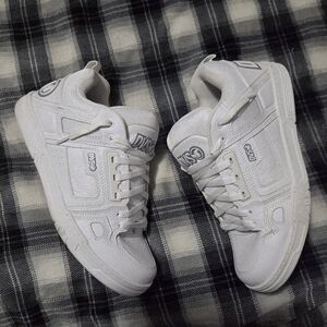 Dvs Comanche Men's White Skate Shoes, Size 10.5 US